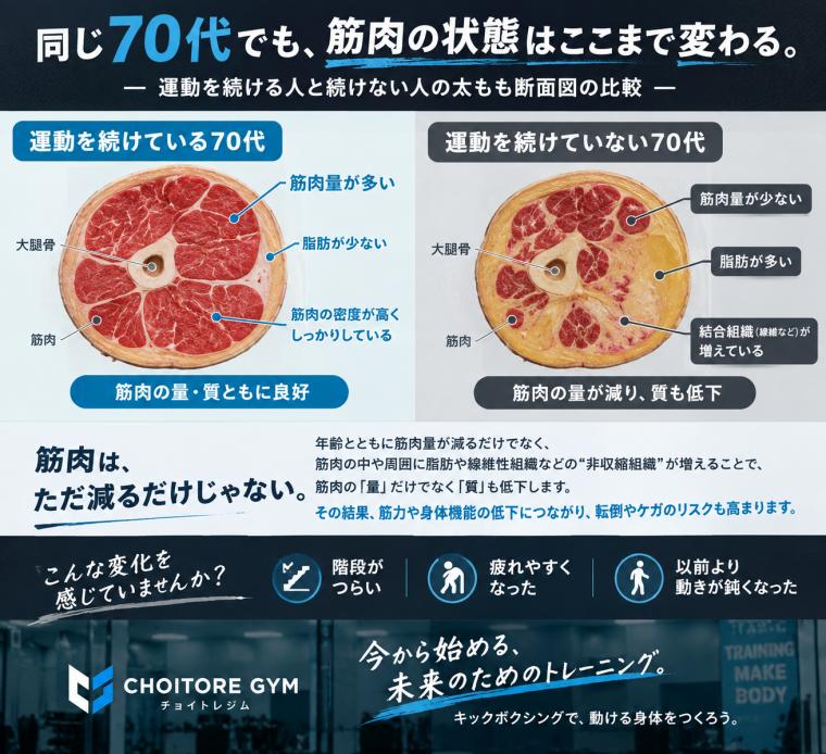 70代になってからでは遅い？今から始めたい「筋肉を守る」習慣